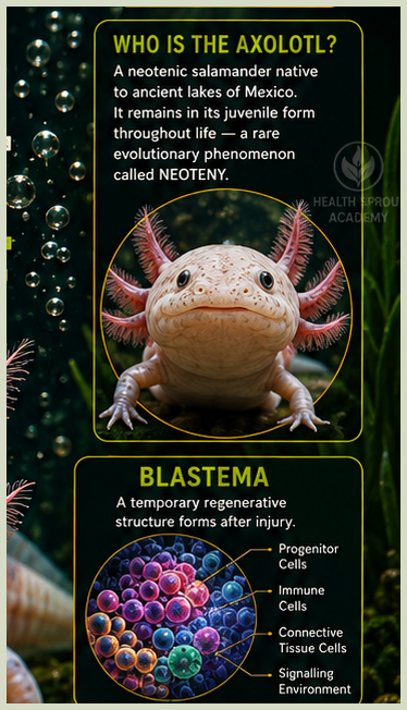 Axolotl blastema visual