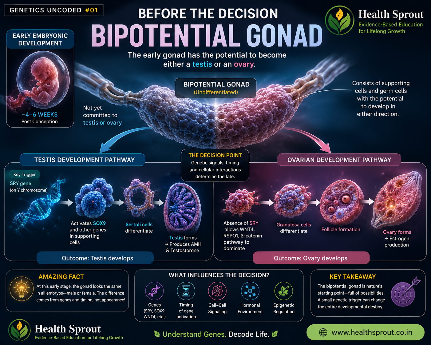Bipotential gonad before developmental commitment