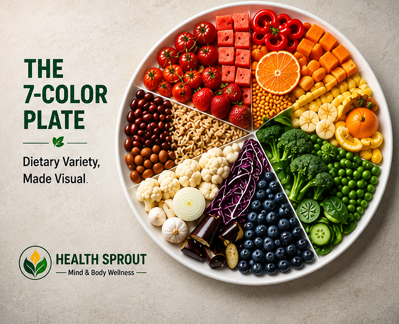 Health Sprout Academy — The 7-Color Plate: A Simple Visual Cue for More Dietary Variety