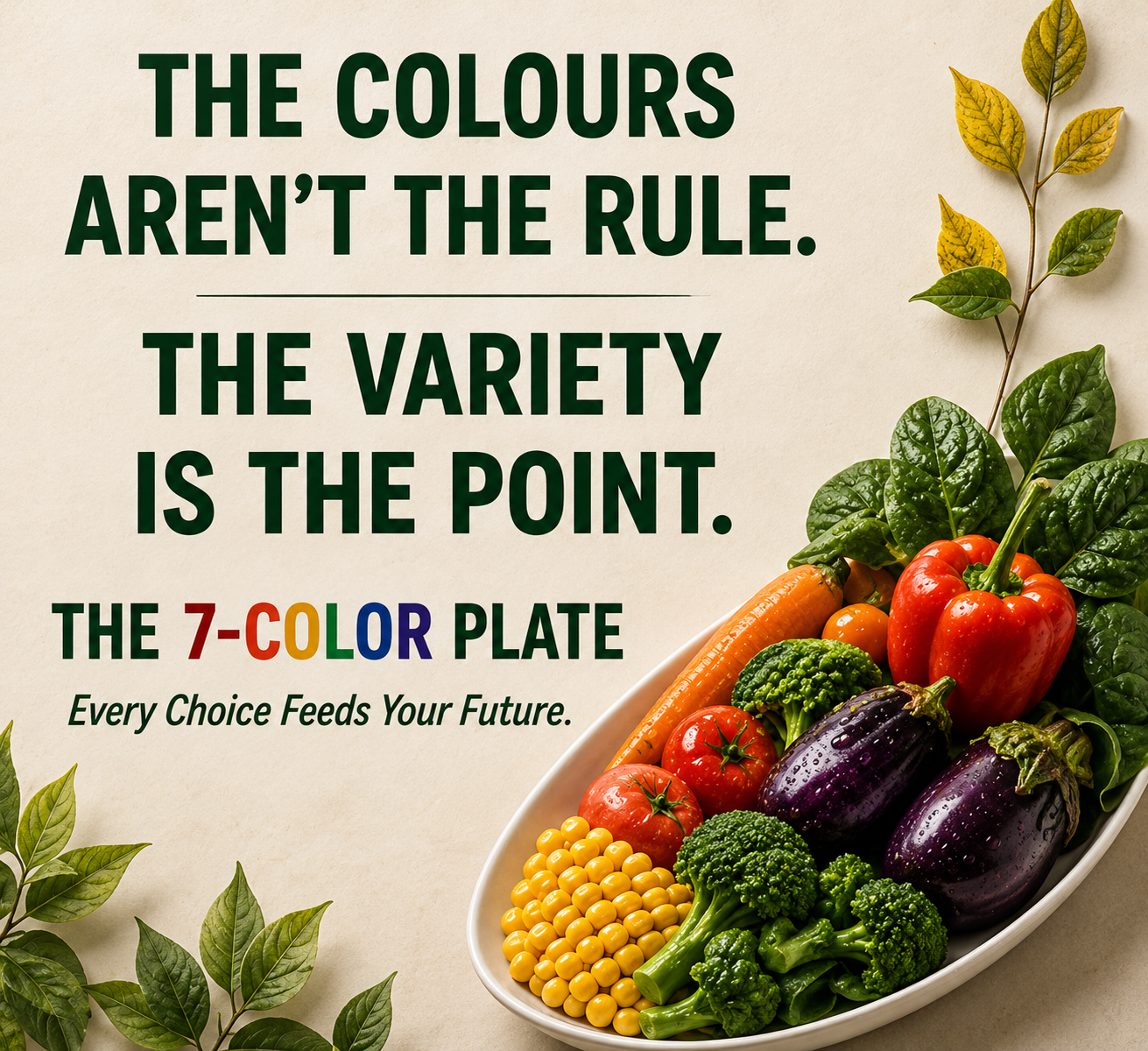 The 7-Color Plate closing visual