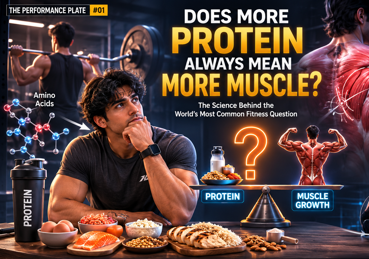 THE PERFORMANCE PLATE #01 — Does More Protein Always Mean More Muscle?